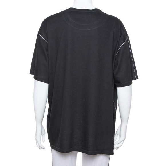 Gucci Black Ignasi Monreal Print Cotton Crew Neck T Shirt - Picture 2 of 8